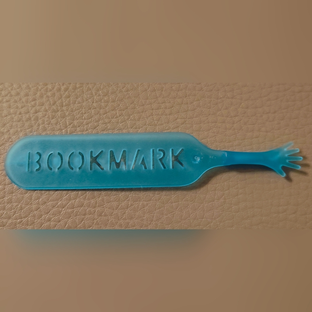 Blue 'Help Me' Bookmark